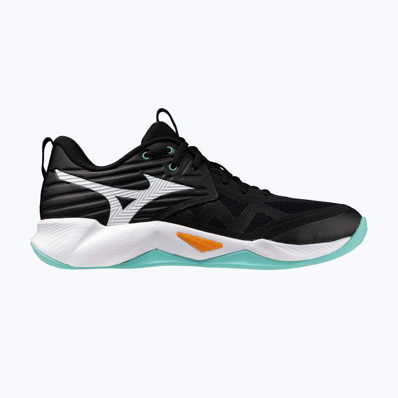 Încălțăminte de volei Mizuno Wave Momentum Pro black/tangelo/ice green