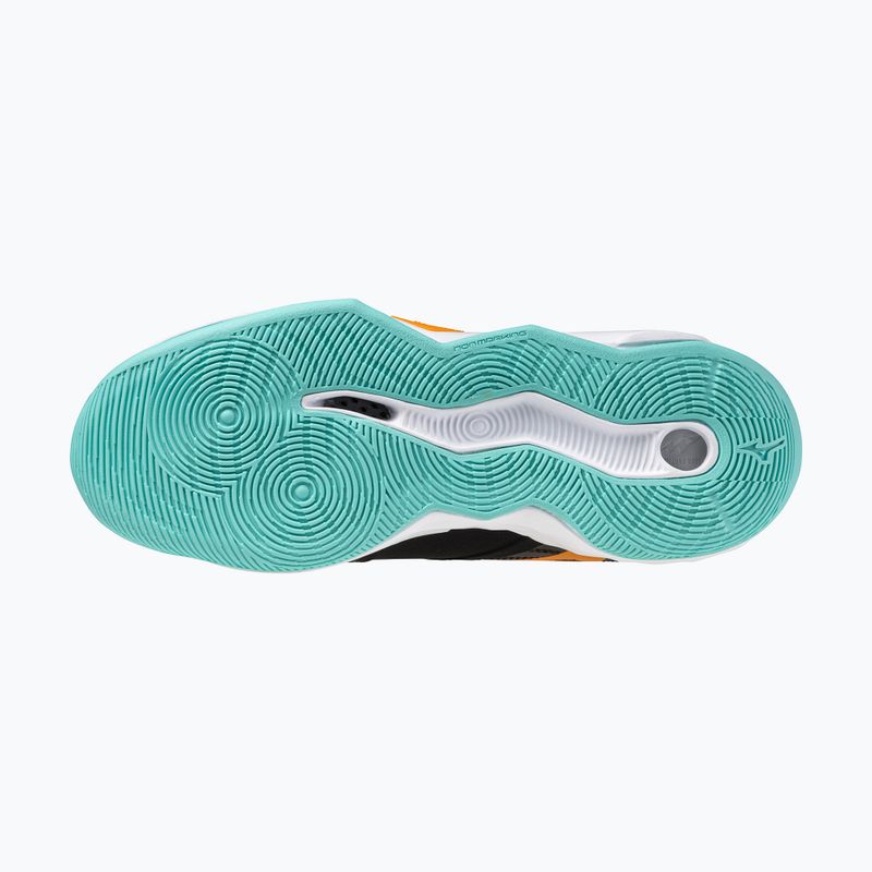 Încălțăminte de volei Mizuno Wave Momentum Pro black/tangelo/ice green 4