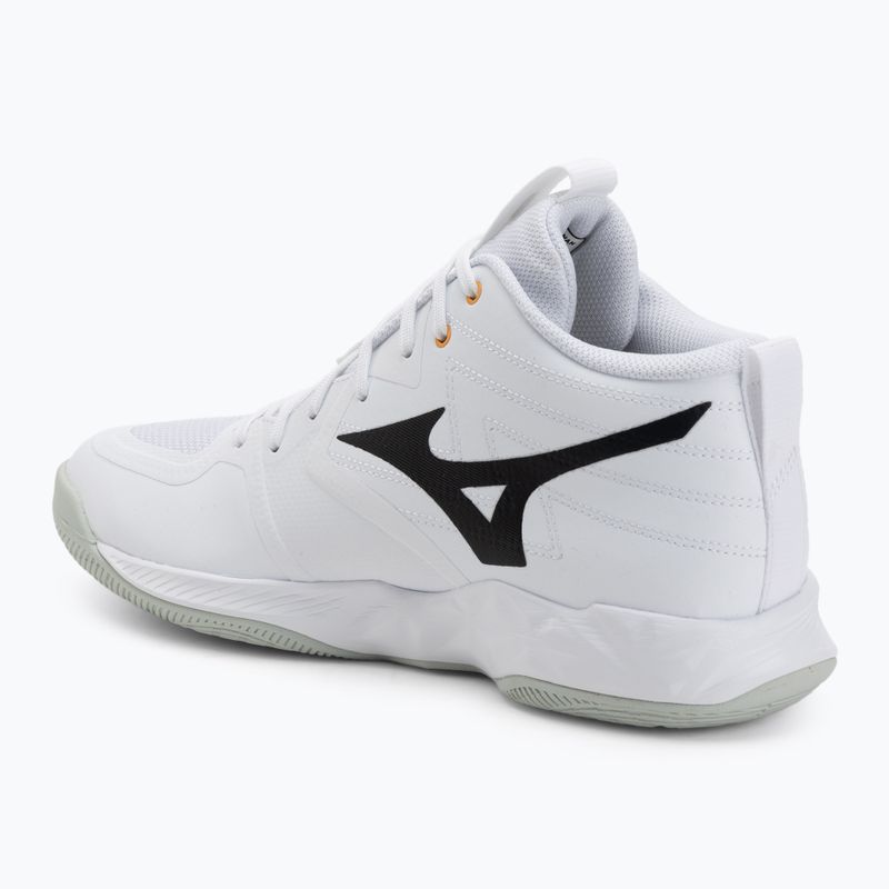 Încălțăminte de volei Mizuno Wave Momentum Pro Mid white/black/frozen emerald 3