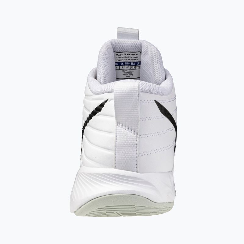 Încălțăminte de volei Mizuno Wave Momentum Pro Mid white/black/frozen emerald 10