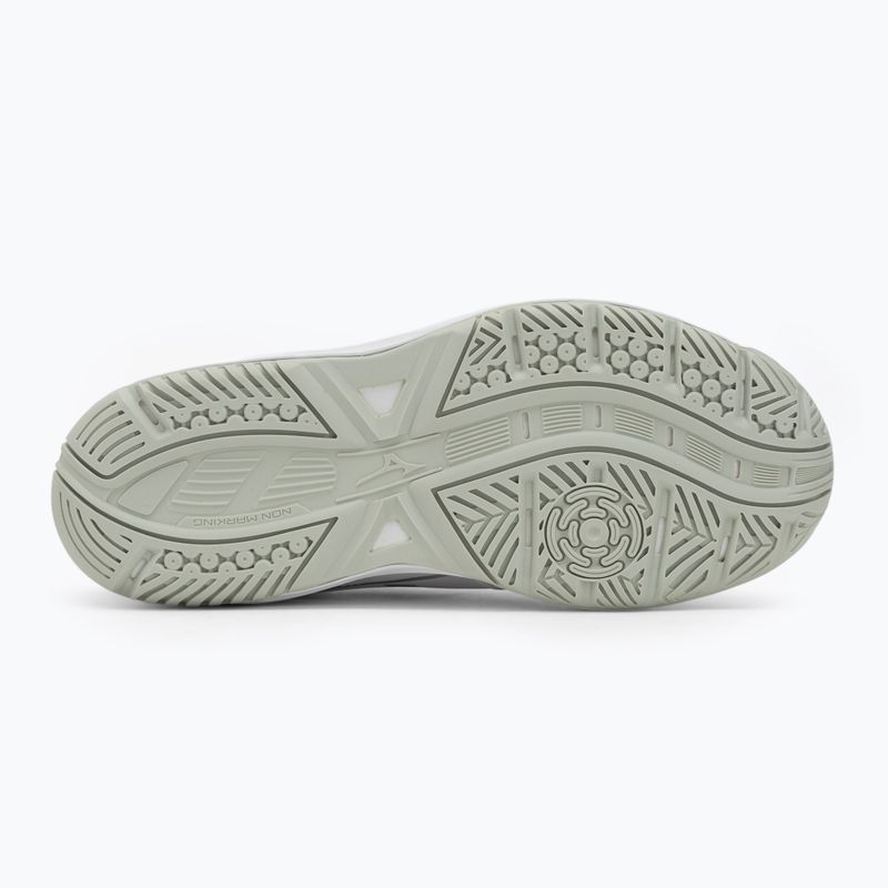 Încălțăminte de volei pentru copii Mizuno Cyclone Speed 5 white/black/frozen emerald 4