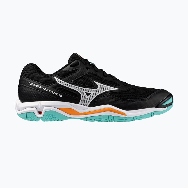 Încălțăminte de handbal Mizuno Wave Phantom 3 black/tangelo/ice green