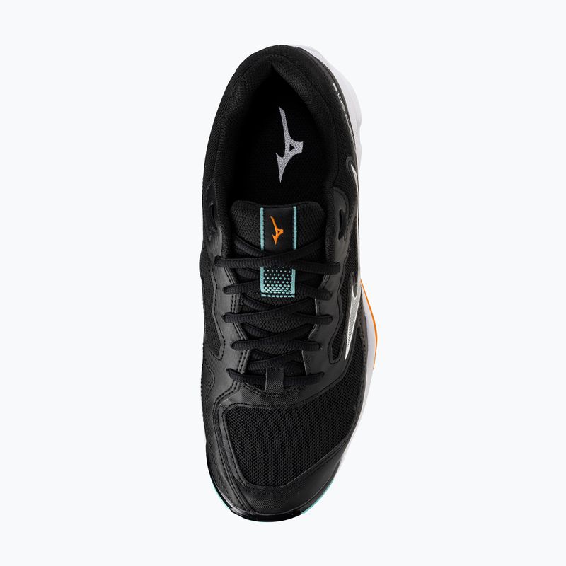 Încălțăminte de handbal Mizuno Wave Phantom 3 black/tangelo/ice green 5