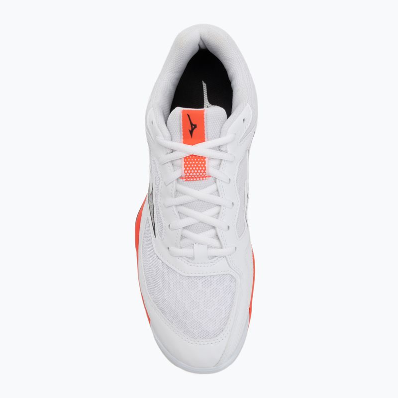 Încălțăminte de handbal Mizuno Wave Phantom 3 white/fiery coral 2/citrus 5