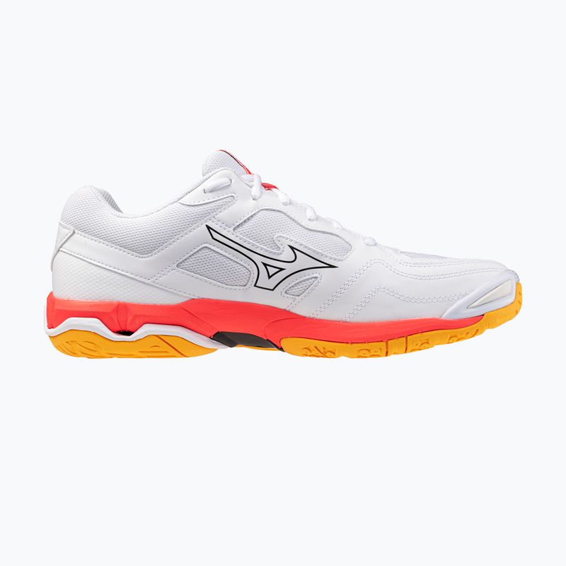 Încălțăminte de handbal Mizuno Wave Phantom 3 white/fiery coral 2/citrus 2