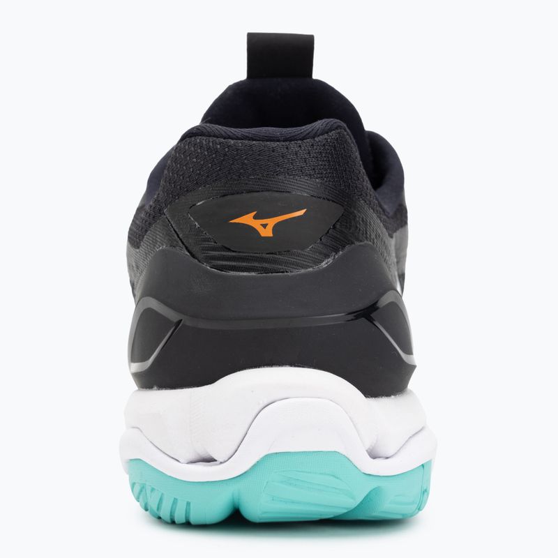Încălțăminte de handbal Mizuno Wave Stealth 6 black/tangelo/ice green 6