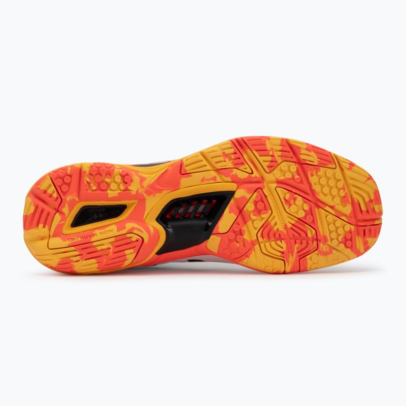 Încălțăminte de handbal Mizuno Wave Stealth 6 white/fiery coral 2/citrus 4