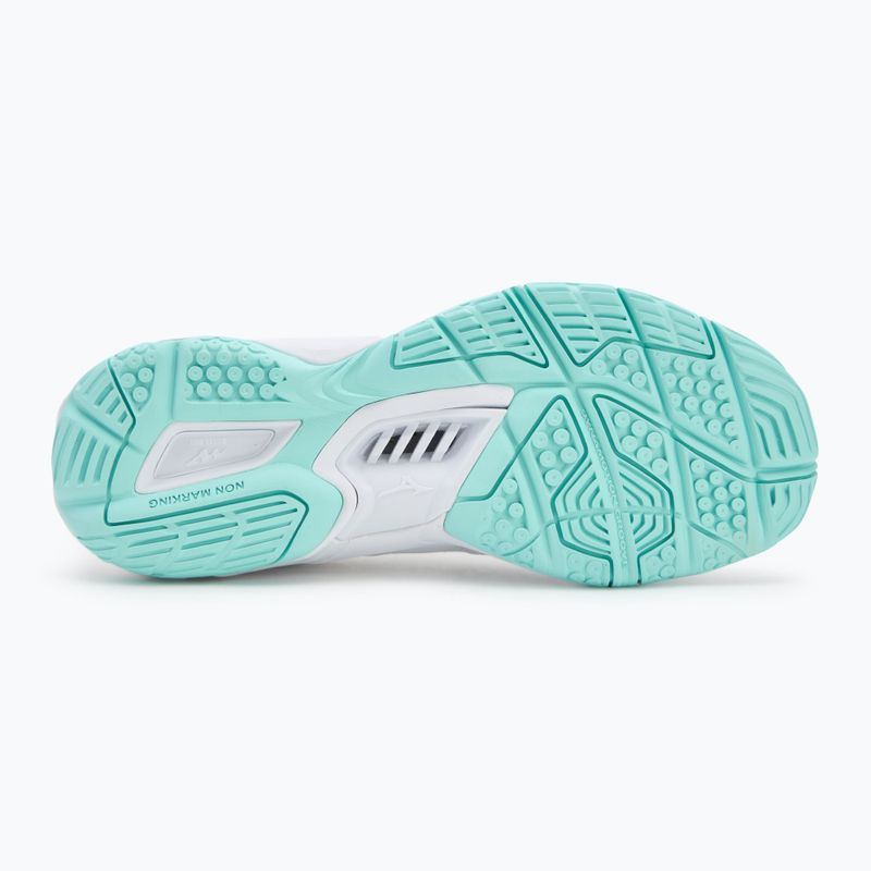 Încălțăminte de handbal pentru femei Mizuno Wave Phantom 3 white/blue tint 4