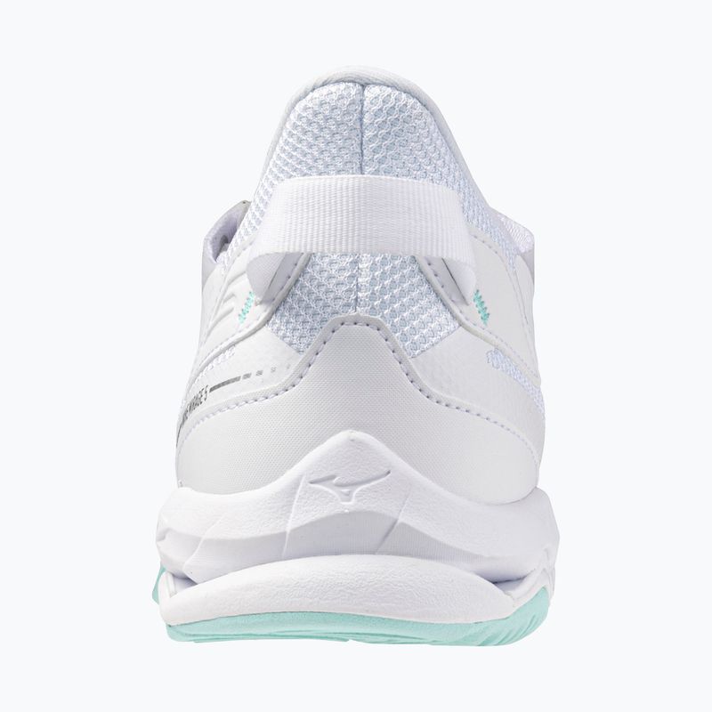Încălțăminte de handbal pentru femei Mizuno Wave Mirage 5 white/blue tint 3