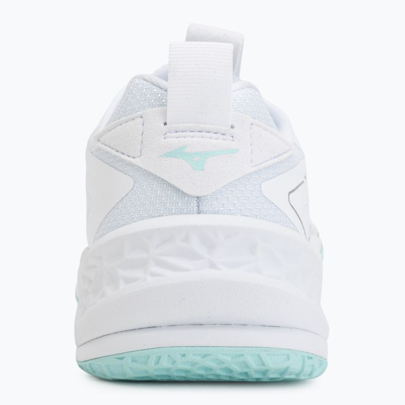 Încălțăminte de handbal pentru femei Mizuno Wave Stealth Neo 2 white/blue tint 6
