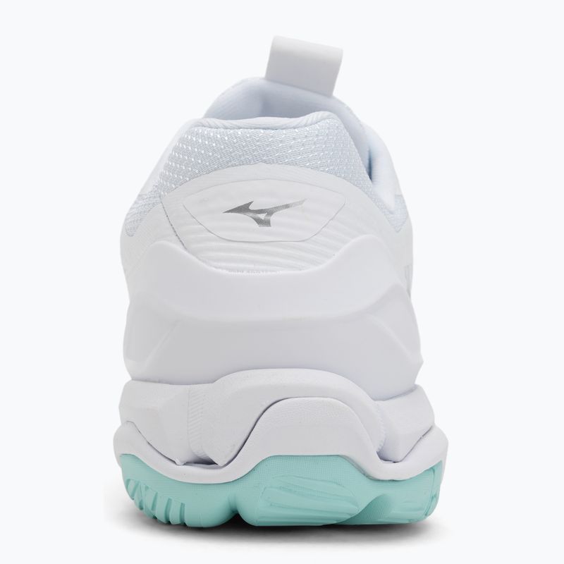 Încălțăminte de handbal pentru femei Mizuno Wave Stealth 6 white/blue tint 6