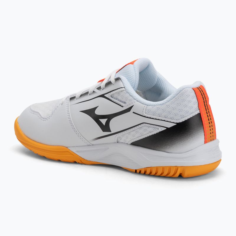 Încălțăminte pentru copii Mizuno Stealth Star 3 white/fiery coral 2/citrus 3