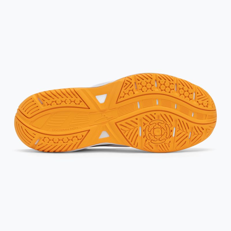 Încălțăminte pentru copii Mizuno Stealth Star 3 white/fiery coral 2/citrus 4