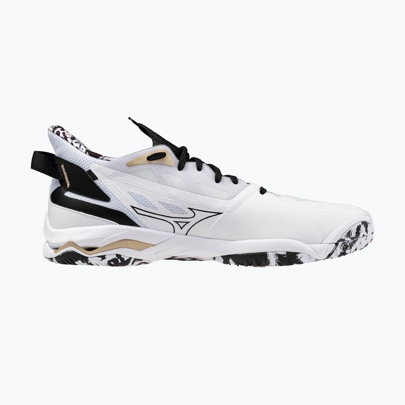Încălțăminte de handbal Mizuno Wave Mirage 5 white/black/ge gold 2