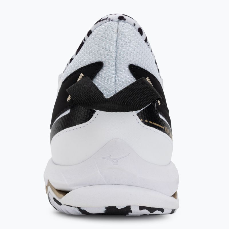 Încălțăminte de handbal Mizuno Wave Mirage 5 white/black/ge gold 6
