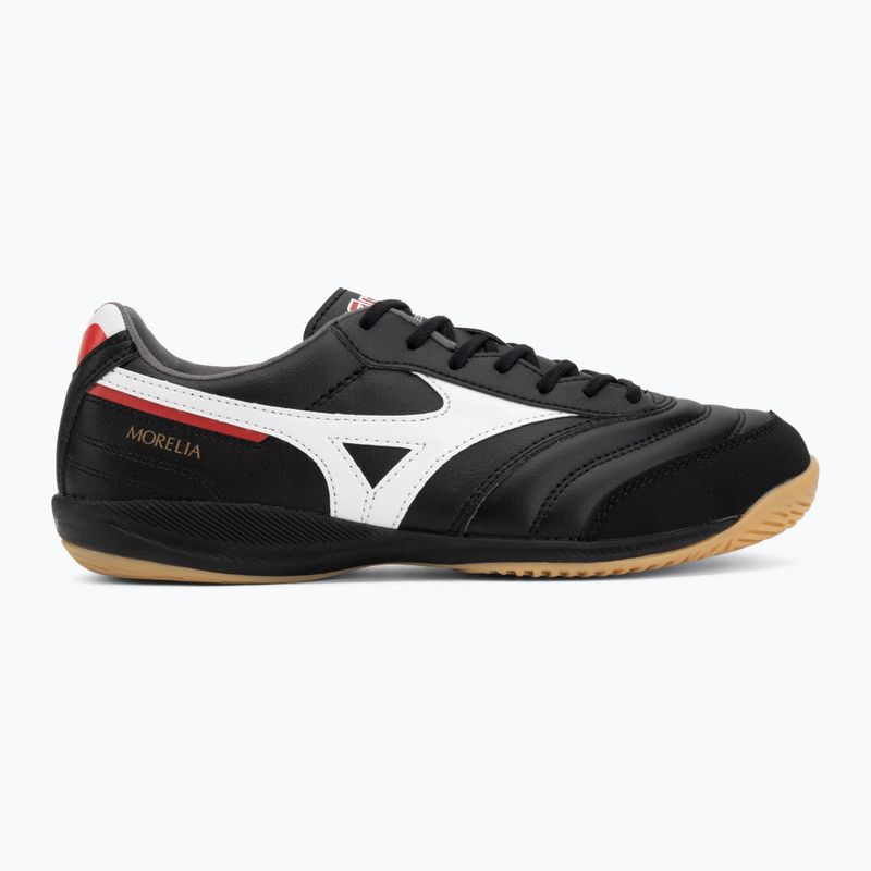 Încălțăminte de fotbal Mizuno Morelia Sala Pro IN black/white/chinese red 2