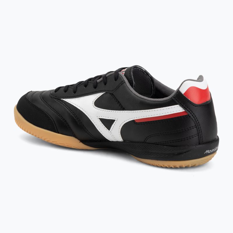 Încălțăminte de fotbal Mizuno Morelia Sala Pro IN black/white/chinese red 3