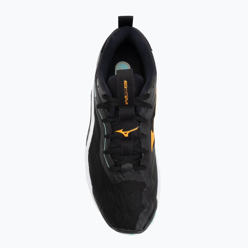 Încălțăminte de handbal Mizuno Wave Stealth Neo 2 black/tangelo/ice green 5