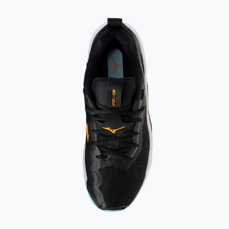 Încălțăminte de handbal Mizuno Wave Stealth Neo 2 black/tangelo/ice green 5