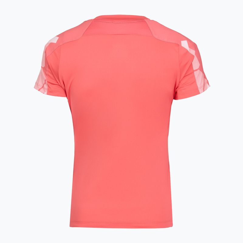 Tricou de tenis pentru femei Mizuno Daybreakers Printed calypso coral 2