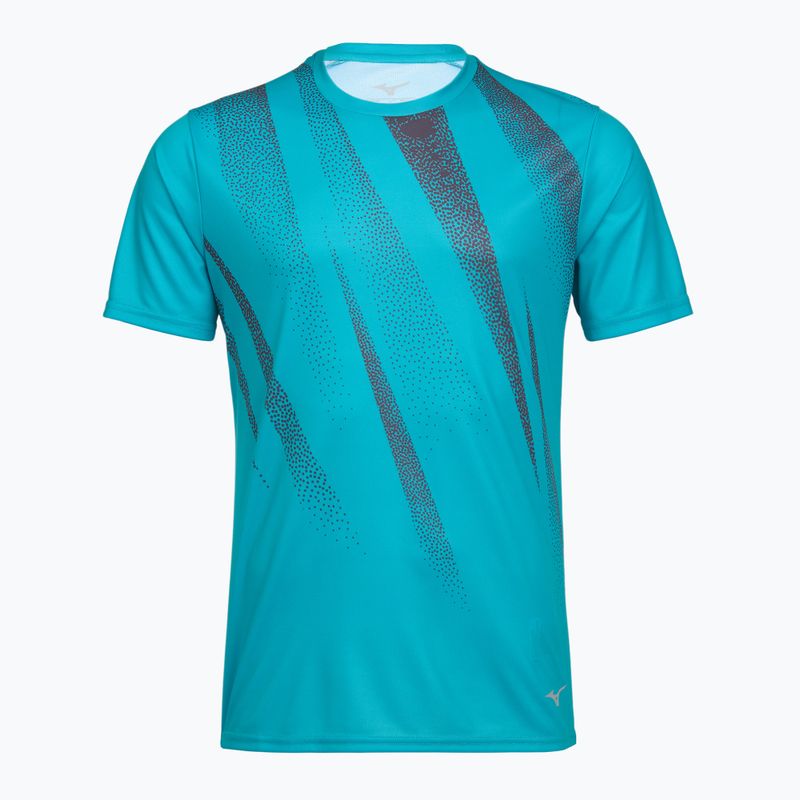 Tricou de alergare pentru bărbați Mizuno Core Graphic Tee capri breeze