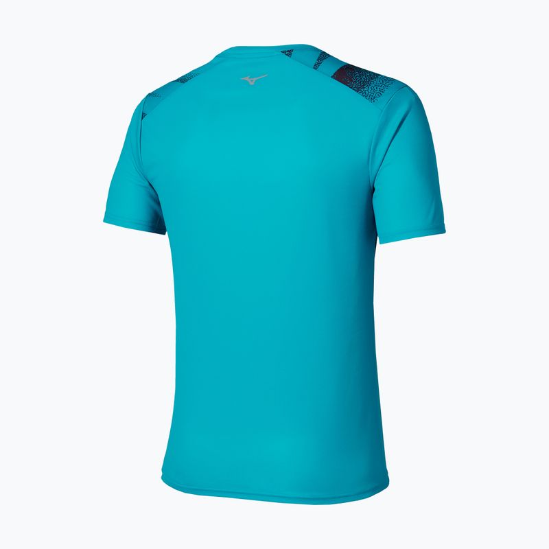 Tricou de alergare pentru bărbați  Mizuno Core Graphic Tee capri breeze 2