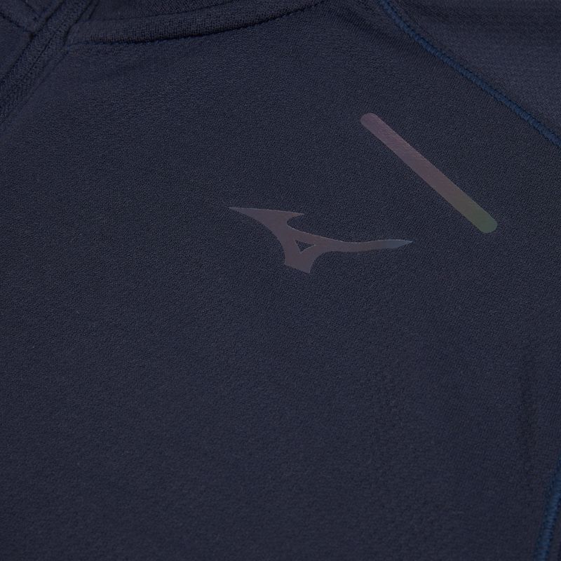 Longsleeve de alergare pentru bărbați Mizuno Tech Thermal Charge Half Zip baritone blue 3