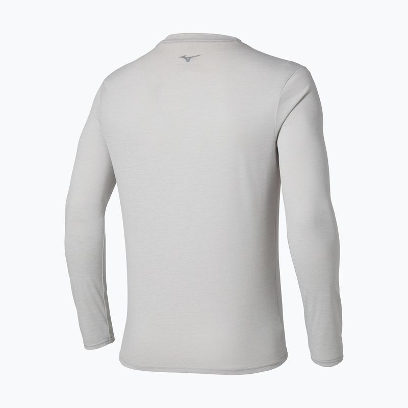 Longsleeve de alergare pentru bărbați Mizuno Core Impulse Tee vapor silver 2