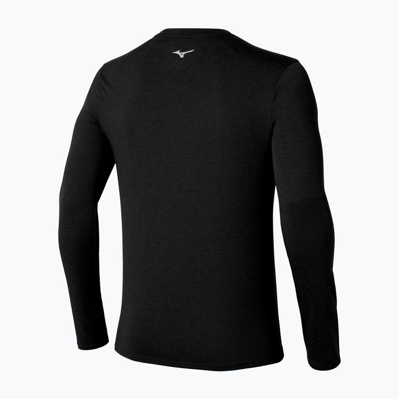 Longsleeve de alergare pentru bărbați Mizuno Core Impulse Tee black 2
