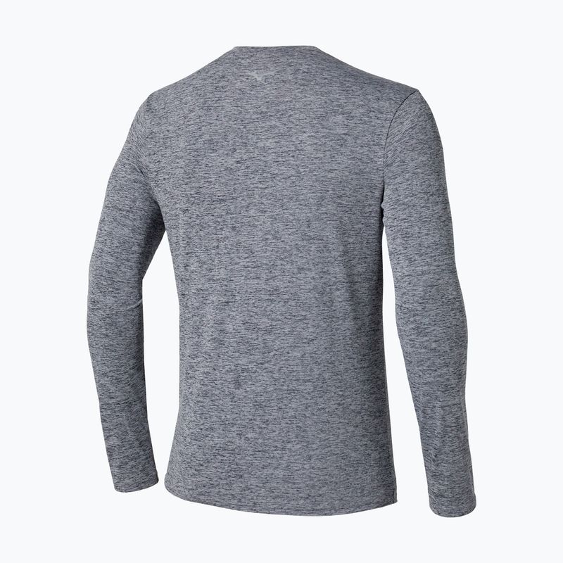 Longsleeve de alergare pentru bărbați Mizuno Core Impulse Half Zip Tee quicksilver 2