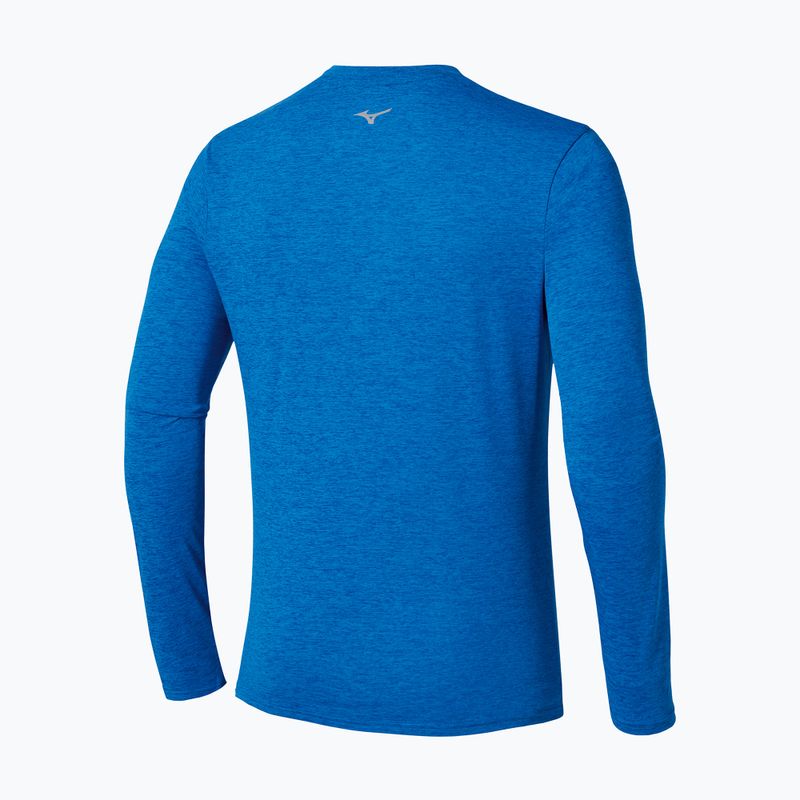 Longsleeve de alergare pentru bărbați Mizuno Core Impulse Half Zip Tee princess blue 2