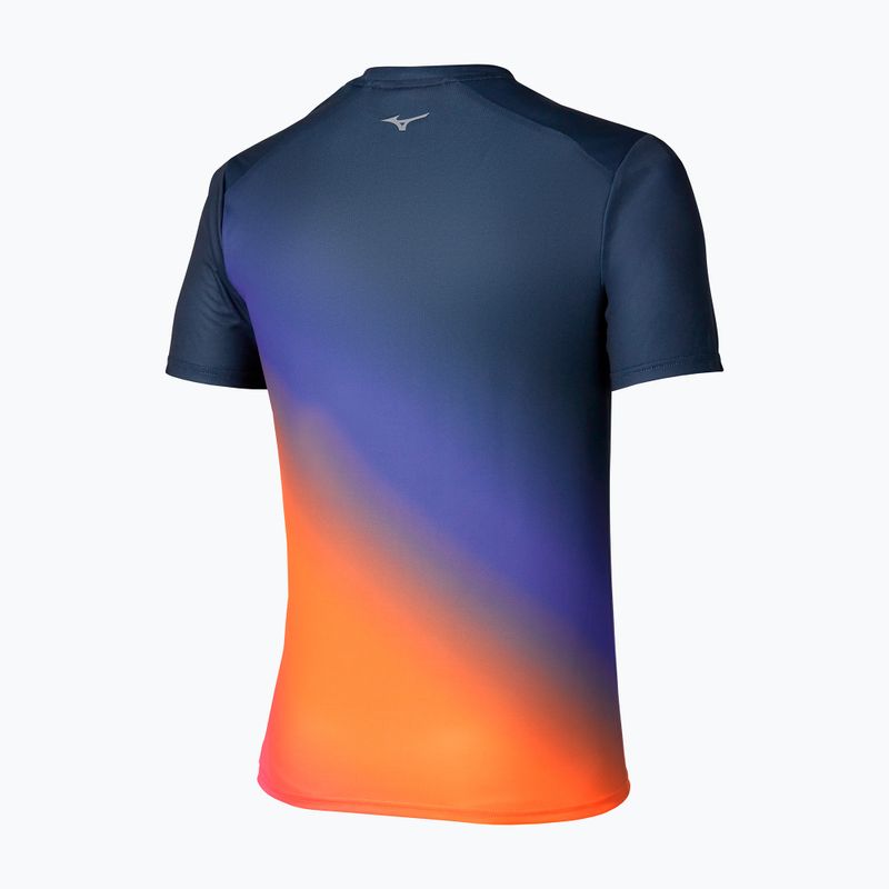 Tricou de alergare pentru bărbați  Mizuno Summer Pack QD Tee yuuyake 2