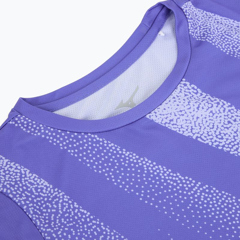 Tricou de alergare pentru femei Mizuno Core Graphic Tee iris bloom 3