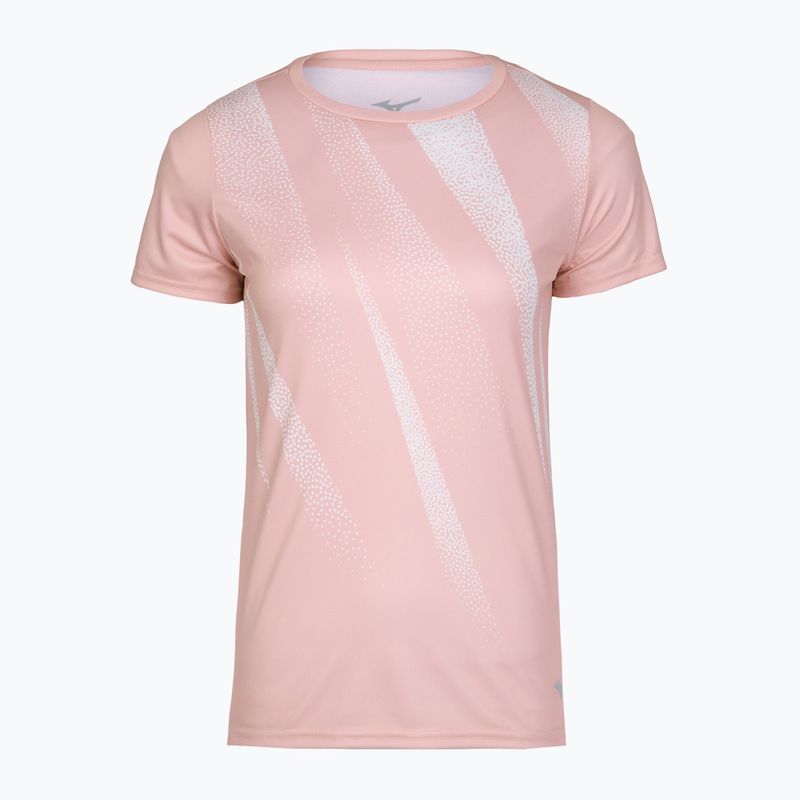 Tricou de alergare pentru femei Mizuno Core Graphic Tee bleached mauve