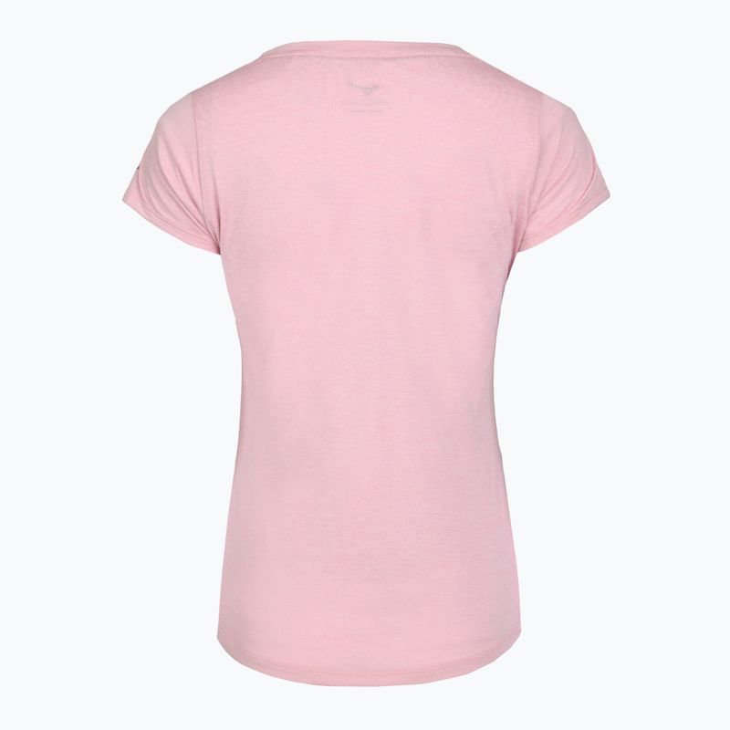 Tricou de alergare pentru femei Mizuno Core Runbird Tee bleached mauve 2