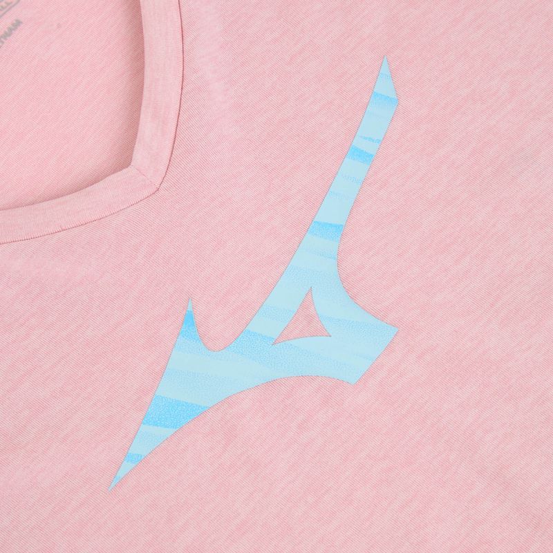 Tricou de alergare pentru femei Mizuno Core Runbird Tee bleached mauve 3