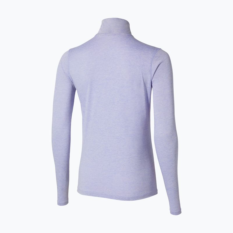 Bluză de alergare pentru femei Mizuno Core Impulse Half Zip Tee icelandic blue 2