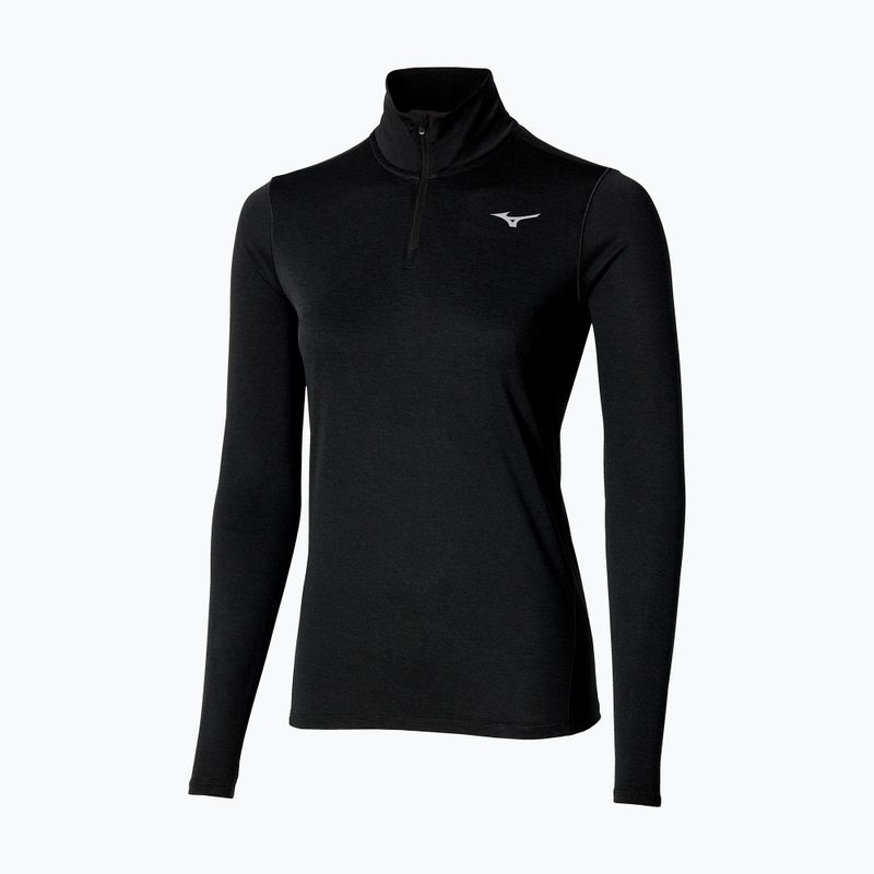 Bluză de alergare pentru femei Mizuno Core Impulse Half Zip Tee black