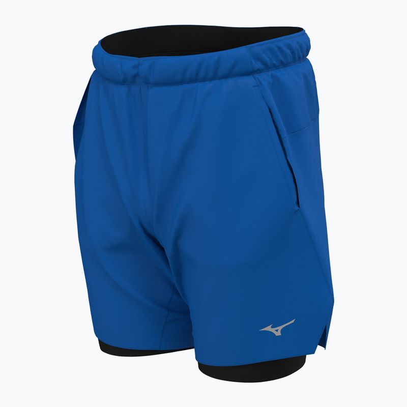 Pantaloni scurți de alergare pentru bărbați Mizuno Core 7.5 2IN1 princess blue 3