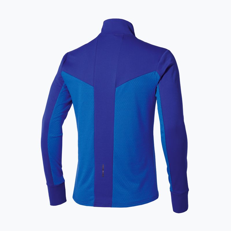 Longsleeve de alergare pentru bărbați Mizuno Active Warm Half Zip sodalite blue 2