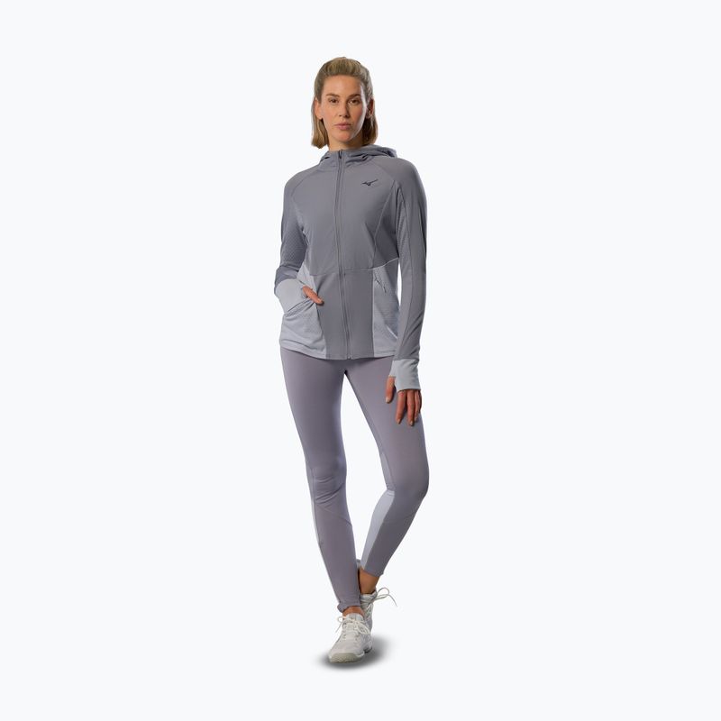 Geacă de alergare pentru femei Mizuno Active Warm Hybrid Full Zip Hooded quicksilver 2