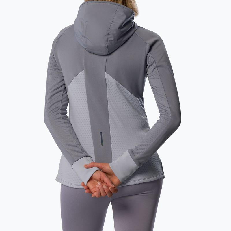 Geacă de alergare pentru femei Mizuno Active Warm Hybrid Full Zip Hooded quicksilver 3