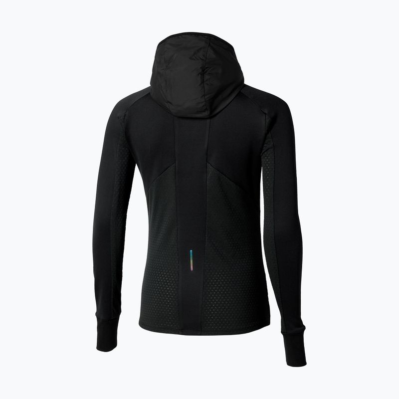 Geacă de alergare pentru femei Mizuno Active Warm Hybrid Full Zip Hooded black 2