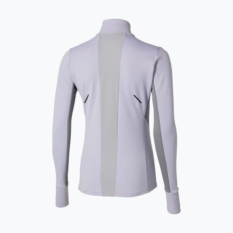 Bluză de alergare pentru femei Mizuno Active Warm Half Zip icelandic blue 2