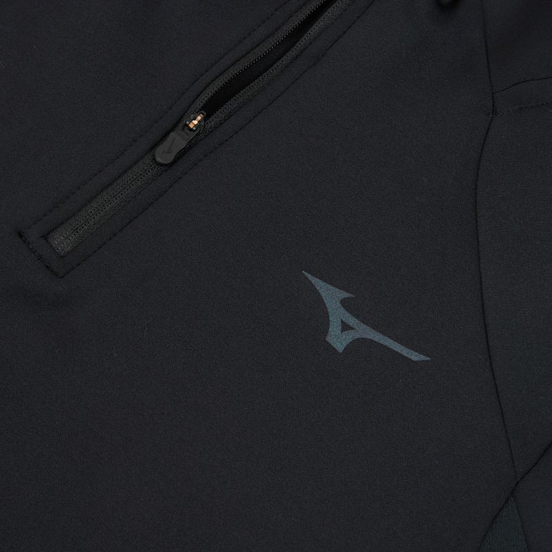 Bluză de alergare pentru femei Mizuno Active Warm Half Zip black 3