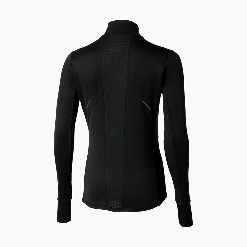 Bluză de alergare pentru femei Mizuno Active Warm Half Zip black 2