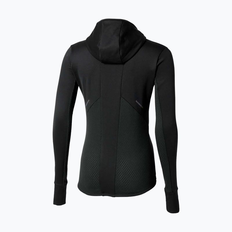 Bluză de alergare pentru femei Mizuno Active Warm Hooded black 2