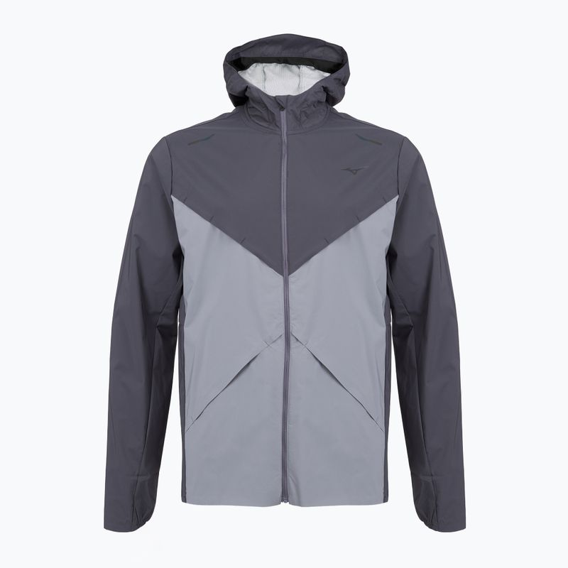 Geacă de alergare pentru bărbați Mizuno Tech Thermal Charge Hooded quiksilver