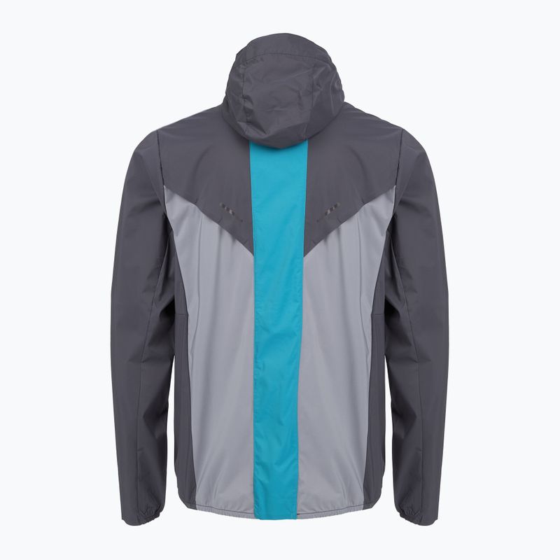 Geacă de alergare pentru bărbați Mizuno Tech Thermal Charge Hooded quiksilver 2