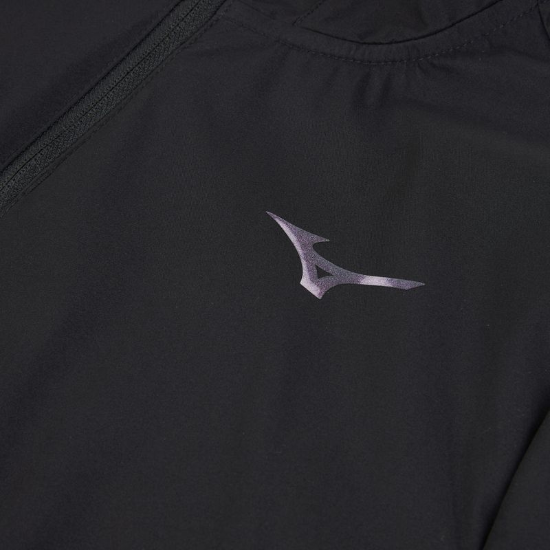 Geacă de alergare pentru femei Mizuno Tech Thermal Charge Hooded black 3